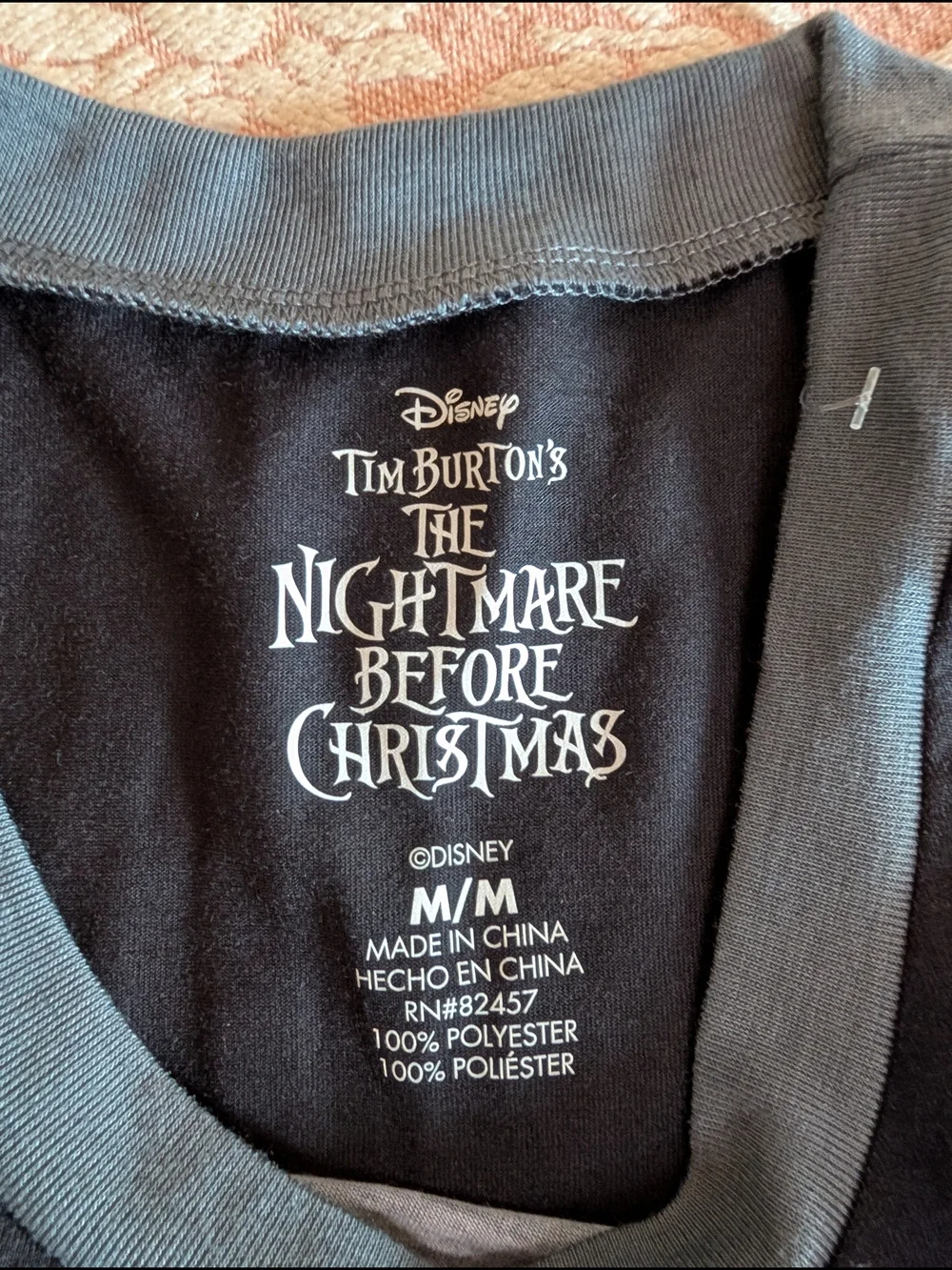 Disney The Nightmare Before Christmas Black Pajama Set